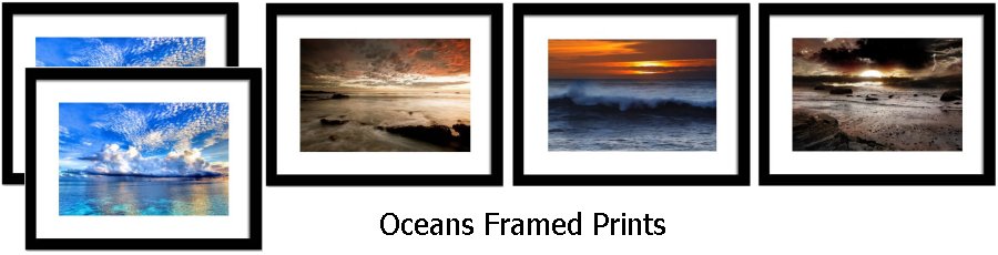 Oceans Framed Prints